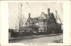 The Civic Club Harrisburg, PA Postcard Postcard Postcard