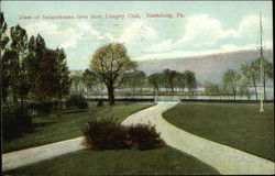 View of Susquehanna River from Country Club Harrisburg, PA Postcard Postcard Postcard