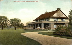 View of Country Club Harrisburg, PA Postcard Postcard Postcard