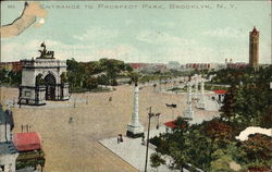 Entrance to Prospect Park Postcard