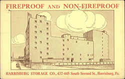 Harrisburg Storage Co., 437-445 South Second St. Pennsylvania Postcard Postcard Postcard