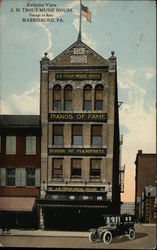 Exterior View, J.H. Troup Music House Postcard