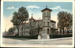 Sisters of Mercy Convent, Marilay & North 5th Streets Harrisburg, PA Postcard Postcard Postcard