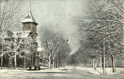 North Front Street, Winter Harrisburg, PA Postcard Postcard Postcard