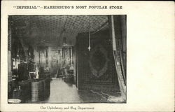 Upholstery and Rug Department Harrisburg, PA Postcard Postcard Postcard