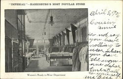 "Imperial" Women's Ready-To-Wear Department Harrisburg, PA Postcard Postcard Postcard