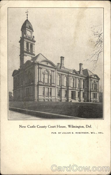 New Castle County Court House Wilmington DE Postcard
