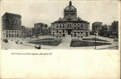 Court House and Public Square Lexington, KY Postcard Postcard Postcard