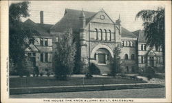 The House the Knox Alumni Built Galesburg, IL Postcard Postcard Postcard