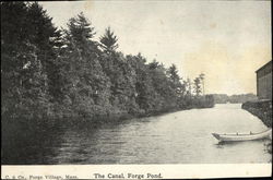 C& Co., The Canal, Forge Pond Postcard