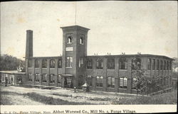 Abbot Worsted Co., Mill No. 2 Forge Village, MA Postcard Postcard Postcard