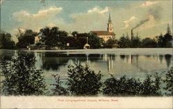 First Congregational Church Millbury, MA Postcard Postcard Postcard