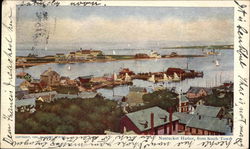 Nantucket Harbor from South Tower Massachusetts Postcard Postcard Postcard