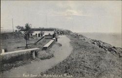 Fort Sewall Marblehead, MA Postcard Postcard Postcard