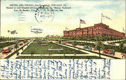 Hotel del Prado (Jusr Remodeled) Postcard