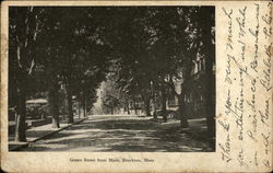 Green Street from Main Brockton, MA Postcard Postcard Postcard