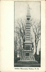 Soldiers Monument Nashua, NH Postcard Postcard Postcard