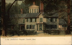 Hawthorne's "Wayside" Concord, MA Postcard Postcard Postcard