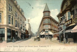 Trinity Square and Broad Street Postcard