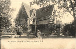 President's Home, Wells College Aurora, NY Postcard Postcard Postcard