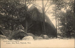 View of Ship Rock Postcard