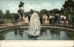 Public Gardens, "Venus at Bath" Postcard