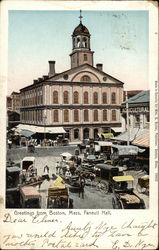 Faneuil hall Postcard