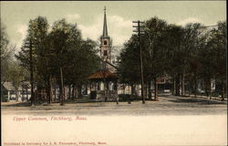 Upper Common Fitchburg, MA Postcard Postcard Postcard