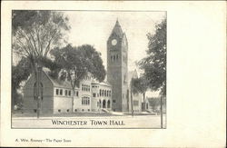 Winchester Town Hall Postcard