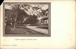 Ryder's Corner Westdale, MA Postcard Postcard Postcard