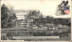 Lake Chargoggagoggmanchauggagoggagungamaugg Webster, MA Postcard Postcard Postcard