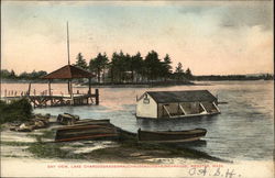 Bay View, Lake Chargoggagoggmauchauggagoggagungamaugg Webster, MA Postcard Postcard Postcard