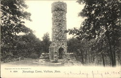 Norumbega Tower Waltham, MA Postcard Postcard Postcard