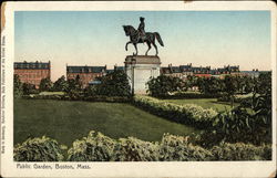 Public Garden Postcard