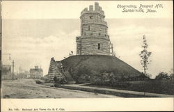 Observatory, Prospect Hill Somerville, MA Postcard Postcard Postcard