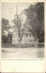 Old Theodore Parker Church Postcard