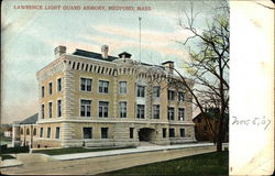 Lawrence Light Guard Armory Medford, MA Postcard Postcard Postcard