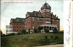 Odd Fellows' Home Postcard