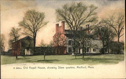 Old Royall House, Showing Slave Quarters Postcard