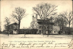 Old Royall House, Showing Slave Oumarters Medford, MA Postcard Postcard Postcard