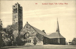 Goddard Chapel at Tufts College Postcard