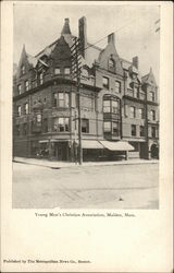 Young Men's Christian Association Malden, MA Postcard Postcard Postcard