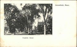 Franklin Street Greenfield, MA Postcard Postcard Postcard