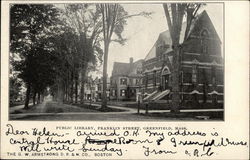 Public Library, Franklin Street Postcard