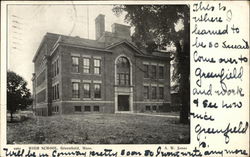 High School Greenfield, MA Postcard Postcard Postcard