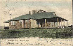 Country Club Building Greenfield, MA Postcard Postcard Postcard