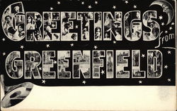 Greetings from Greenfield Massachusetts Postcard Postcard Postcard