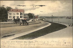 Lynn Shore Boulevard, King's Beach Massachusetts Postcard Postcard Postcard