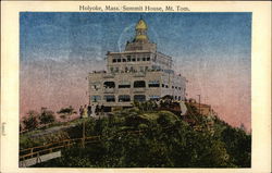 Summit House, Mt. Tom Postcard