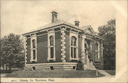 Library Building Postcard